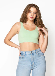 BAMBOO BRALETTE-Basic-CEST MOI-SMALL-MEDIUM-MINT-Coriander