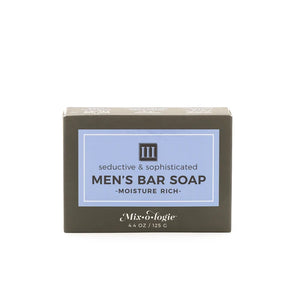 BAR SOAP | MEN'S III (SEDUCTIVE & SOPHISTICATED)-Lotions & Potions-MIXOLOGIE-Coriander