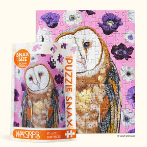 BARN OWL 100 PIECE PUZZLE-Puzzle-WERKSHOPPE-Coriander