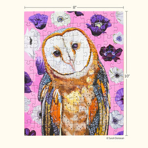 BARN OWL 100 PIECE PUZZLE-Puzzle-WERKSHOPPE-Coriander