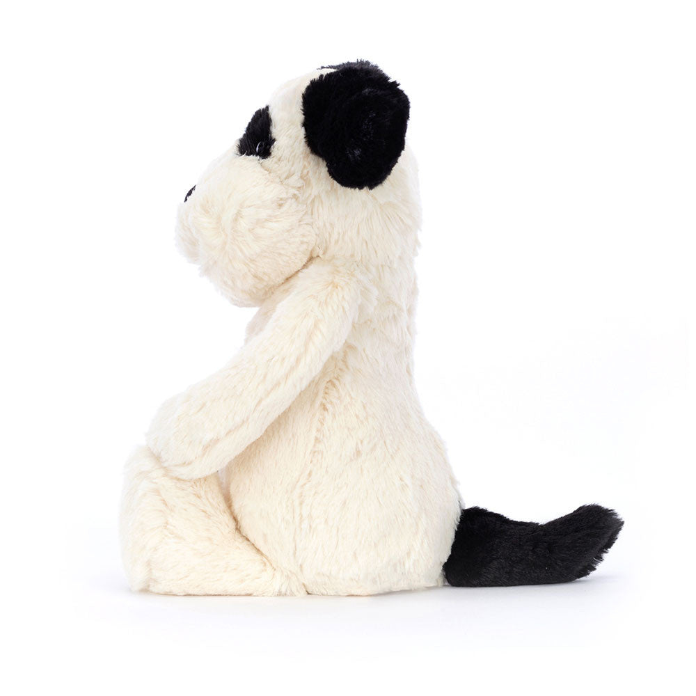 JELLYCAT | BASHFUL RUFFERTY BLACK & CREAM PUPPY: LITTLE