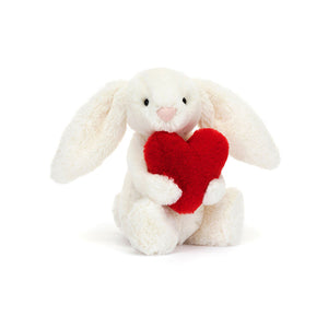 BASHFUL RED LOVE HEART BUNNY | SMALL-Stuffies-JELLYCAT-Coriander