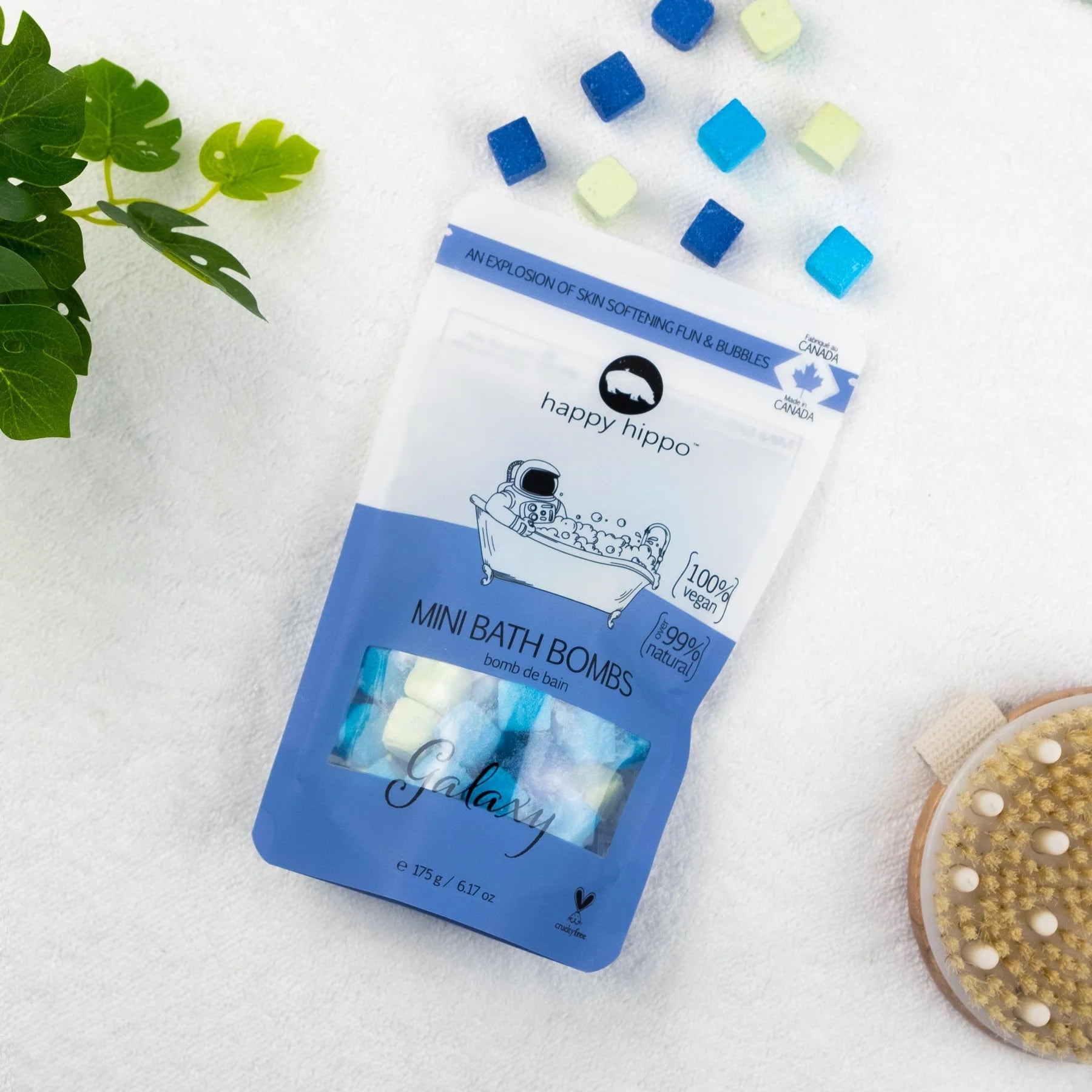 BATH BOMBS | MINI-Self Care-HAPPY HIPPO-Coriander