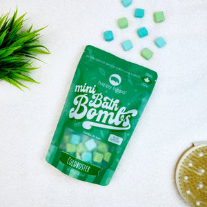 BATH BOMBS | MINI-Self Care-HAPPY HIPPO-EUCALYPTUS-Coriander
