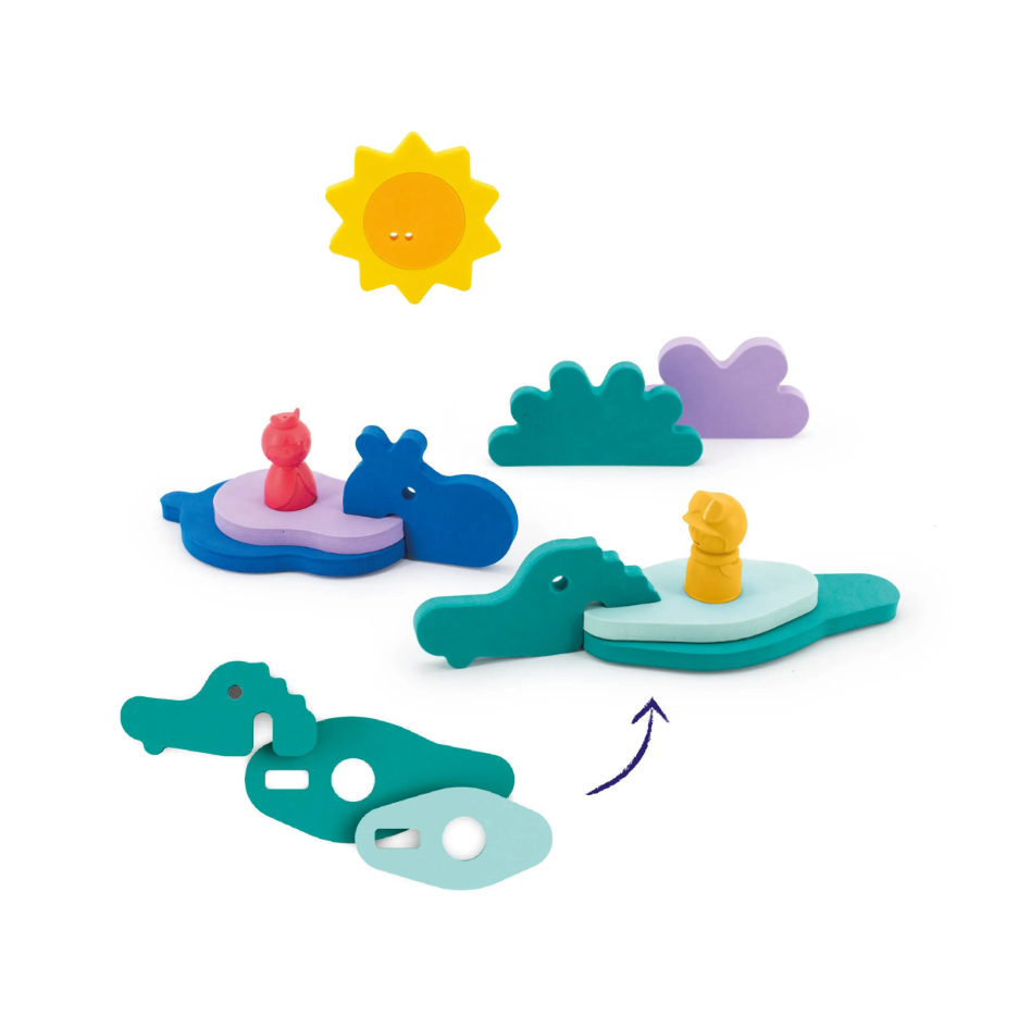 BATH-TIME TOY | INTO THE JUNGLE-Uncategorised-QUUT-Coriander