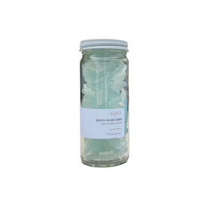 BEACH GLASS SOAP | AQUA | 175G-Self Care-SEALUXE ORGANICS-Coriander