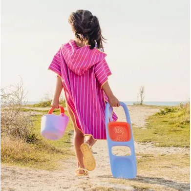 BEACH PONCHO | BURGUNDY-Uncategorised-QUUT-Coriander
