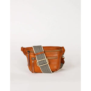 BECK'S BUM BAG | COGNAC STROMBOLI LEATHER-Bags & Wallets-OH MY BAG-Coriander