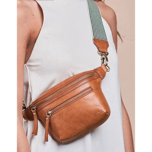 BECK'S BUM BAG | COGNAC STROMBOLI LEATHER-Bags & Wallets-OH MY BAG-Coriander