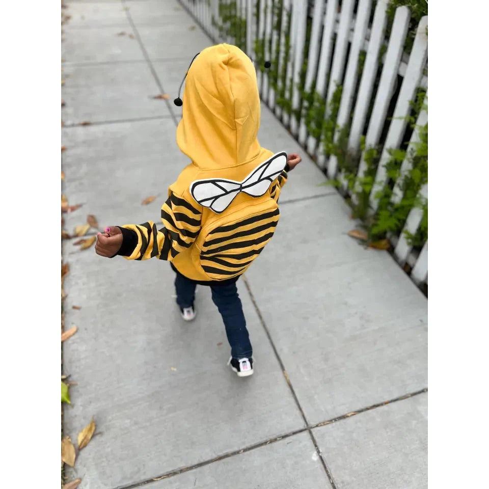 BEE HOODIE-Kids-DOODLE PANTS-2T-HONEY-Coriander