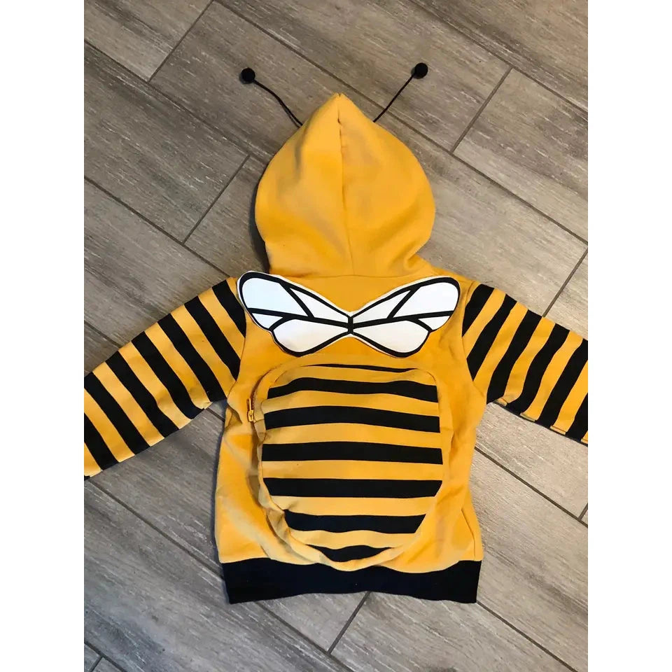 BEE HOODIE-Kids-DOODLE PANTS-Coriander