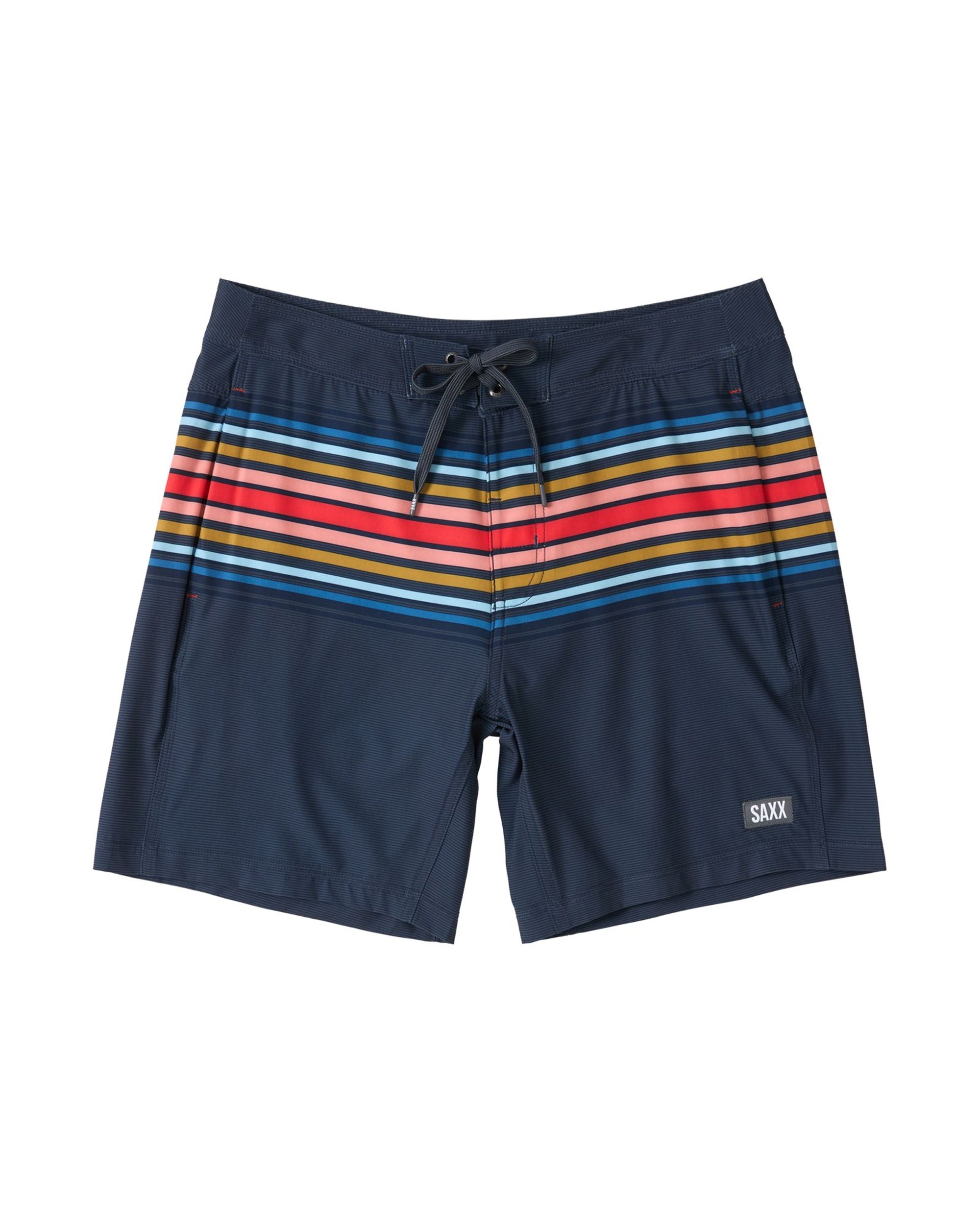 BETAWAVE 2N1 SHORTS 17" | HORIZON STRIPE-MARITIME-Pant-SAXX-Coriander