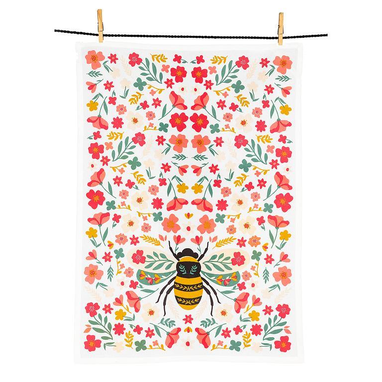 BIG BEE TEA TOWEL-Home Decor-ABBOTT-Coriander