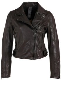 BITA LEATHER JACKET-Jackets & Sweaters-MAURITIUS-Coriander