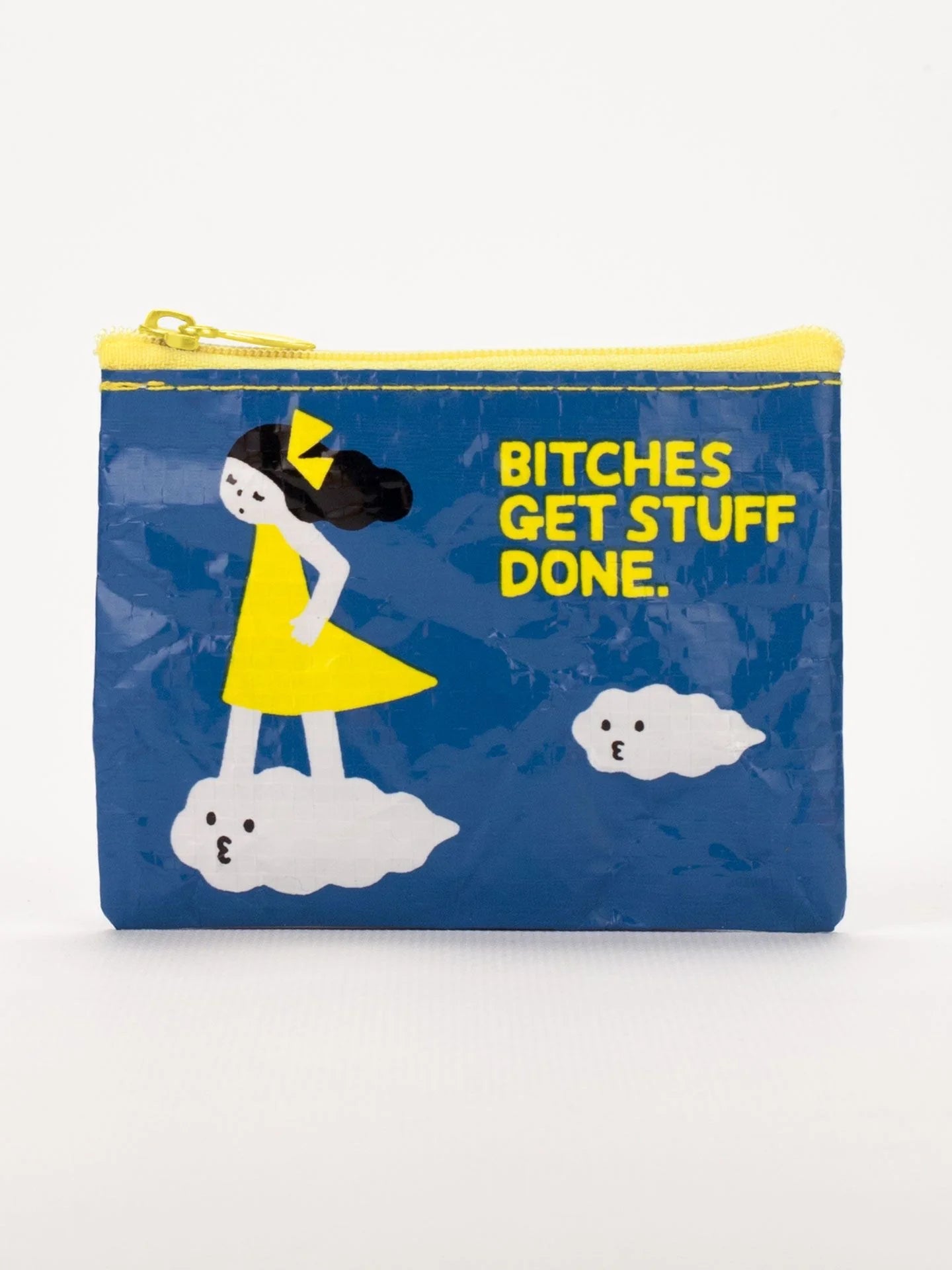 BITCHES GET STUFF DONE COIN PURSE-Bags & Wallets-BLUE Q-Coriander