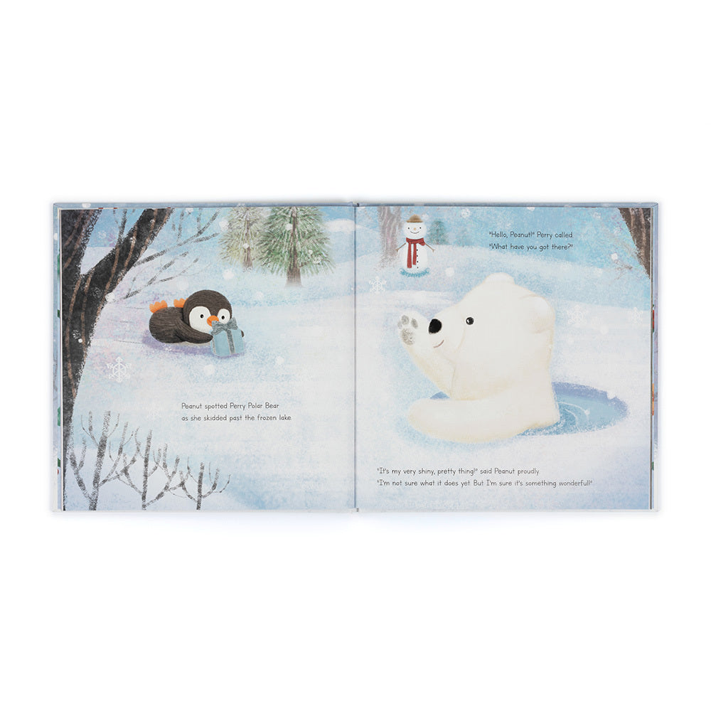 KIDS BOOK | PEANUT PENGUIN'S PERFECT PRESENT-Books & Stationery-JELLYCAT BOOKS-Coriander