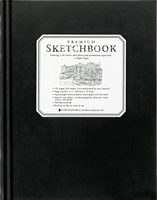 BLACK PREMIUM SKETCHBOOK | LARGE-Books & Stationery-PETER PAUPER PRESS-Coriander