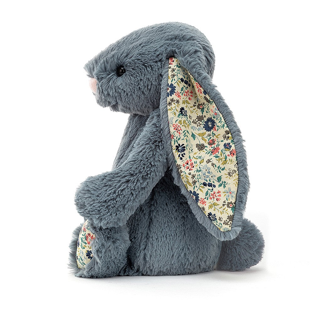 BLOSSOM DUSKY BLUE BUNNY - MEDIUM-Stuffie-JELLYCAT-Coriander