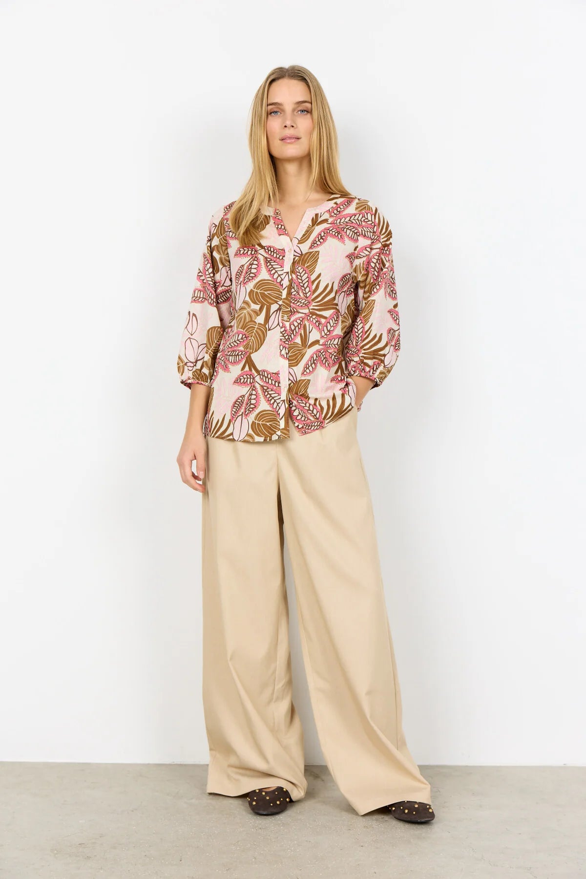 BLOUSE | CAM: RAPTURE ROSE-Top-SOYACONCEPT-Coriander