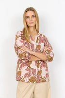 BLOUSE | CAM: RAPTURE ROSE-Top-SOYACONCEPT-XSMALL-RAPTURE ROSE-Coriander