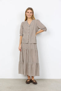 BLOUSE | CANELITA: ROCKY ROAD-Top-SOYACONCEPT-Coriander