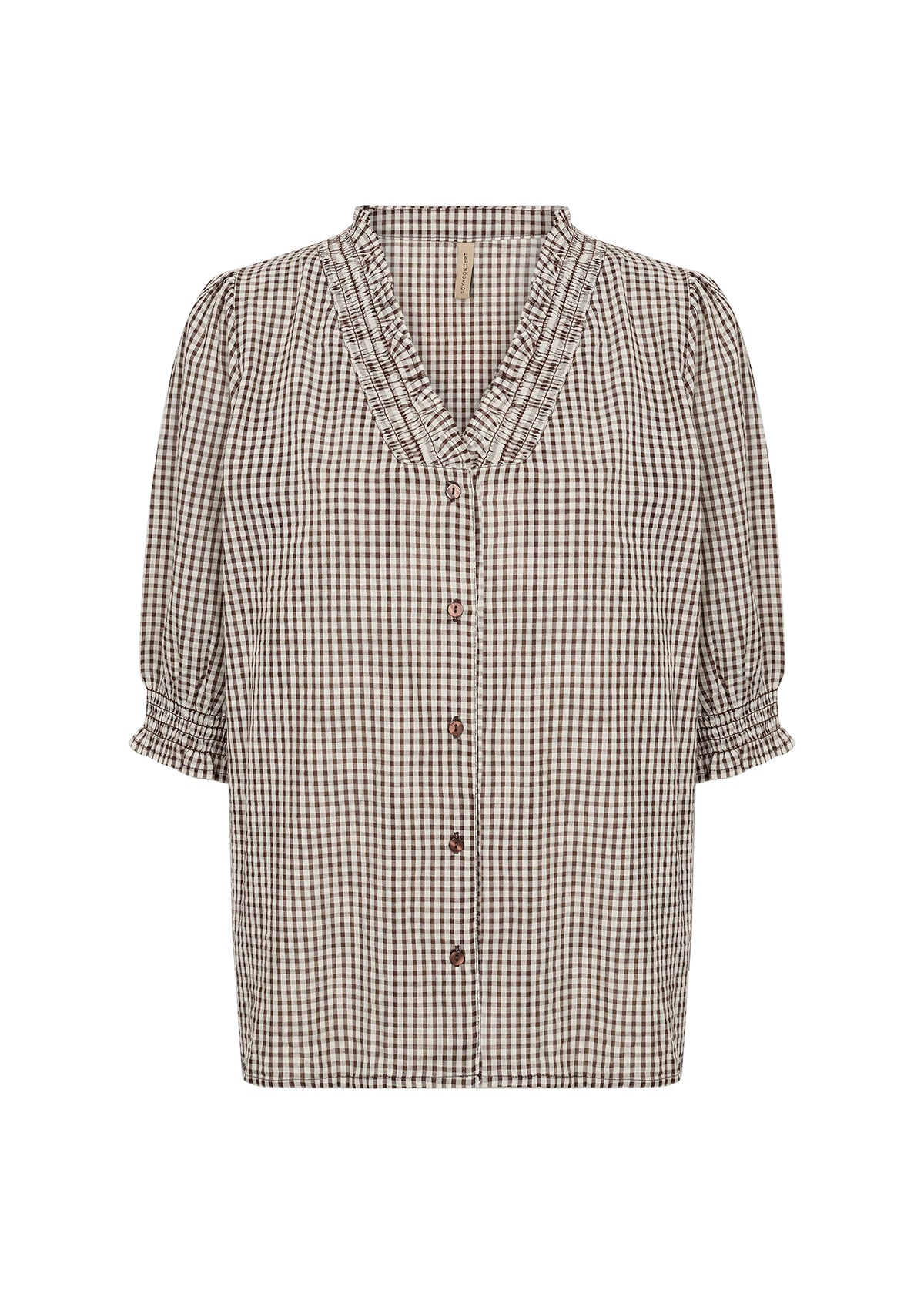 BLOUSE | CANELITA: ROCKY ROAD-Top-SOYACONCEPT-Coriander