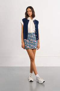 BLOUSE | FLOWING CAP-SLEEVED-Top-MOLLY BRACKEN-Coriander