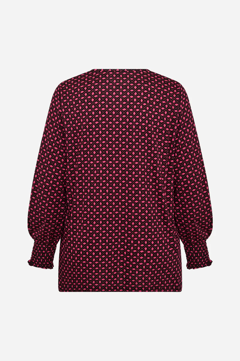 BLOUSE | NIA 2: BORDEAUX-Tops-WASABI CONCEPT-Coriander