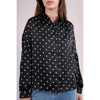 BLOUSE | POLKA DOT-Tops-MOLLY BRACKEN-Coriander