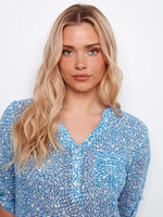 BLOUSE | ROLL-UP SLEEVE-Top-CHARLIE B-Coriander