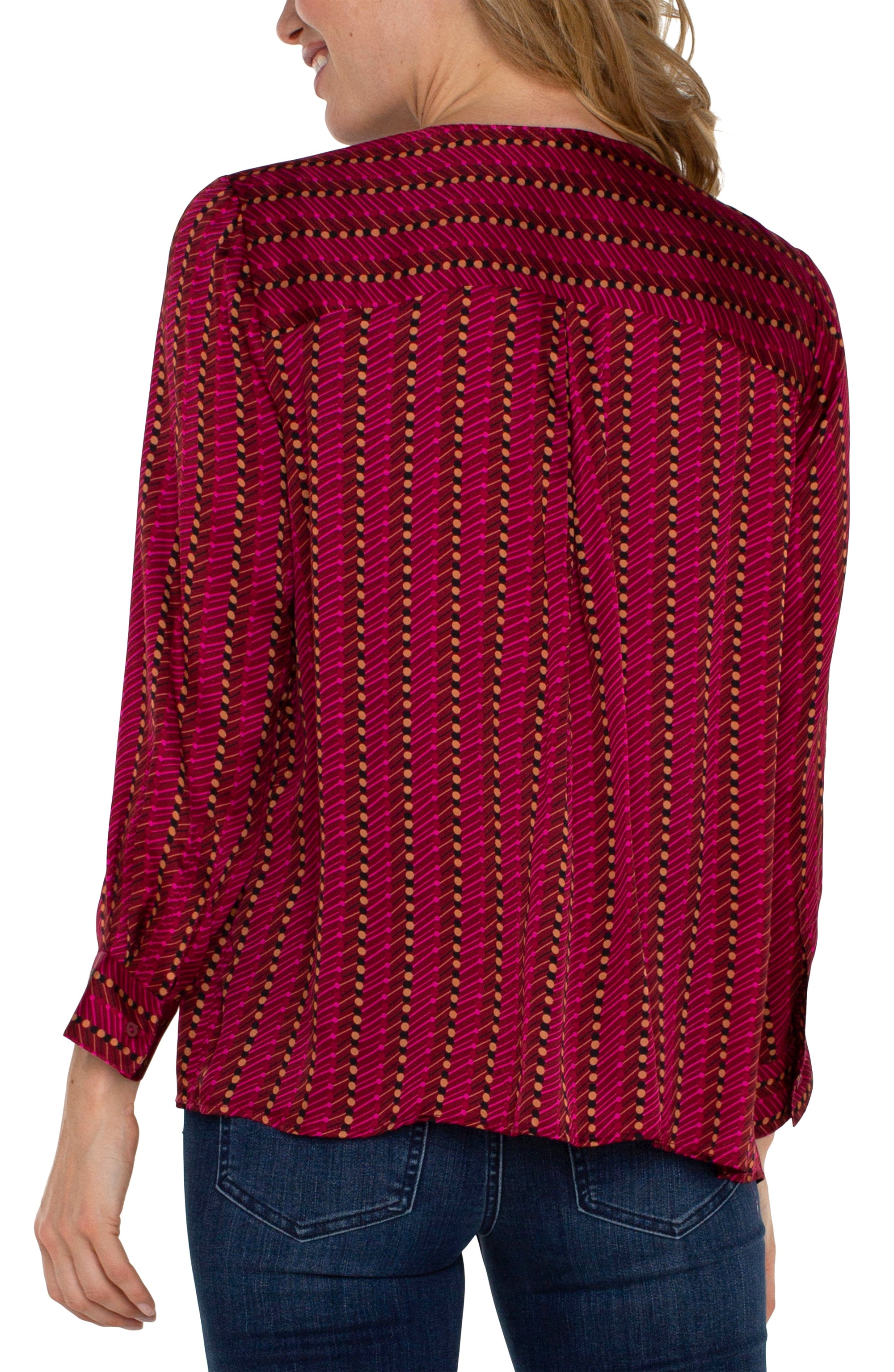 BLOUSE | RUBY DOTTED POPOVER-Tops-LIVERPOOL-Coriander
