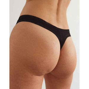 BLUSH THONG - BLACK-Intimates-BLUSH-Coriander