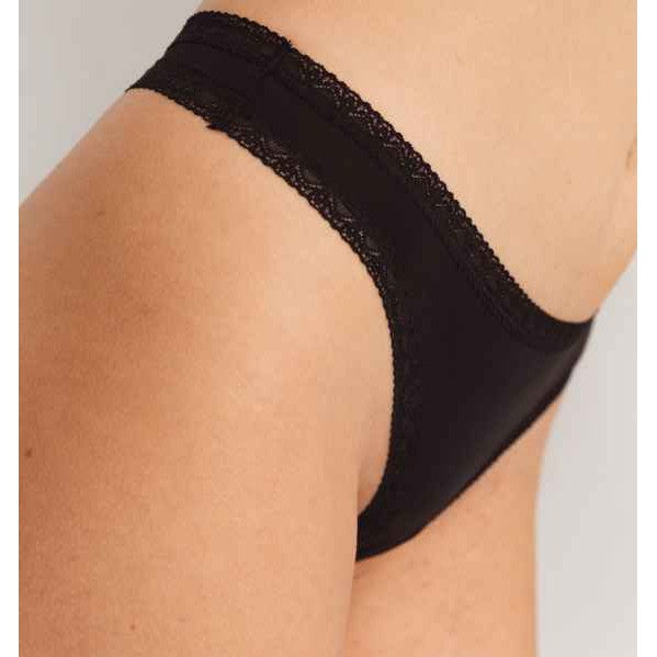 BLUSH THONG | BLACK-Intimates-BLUSH-XSMALL-Black-Coriander