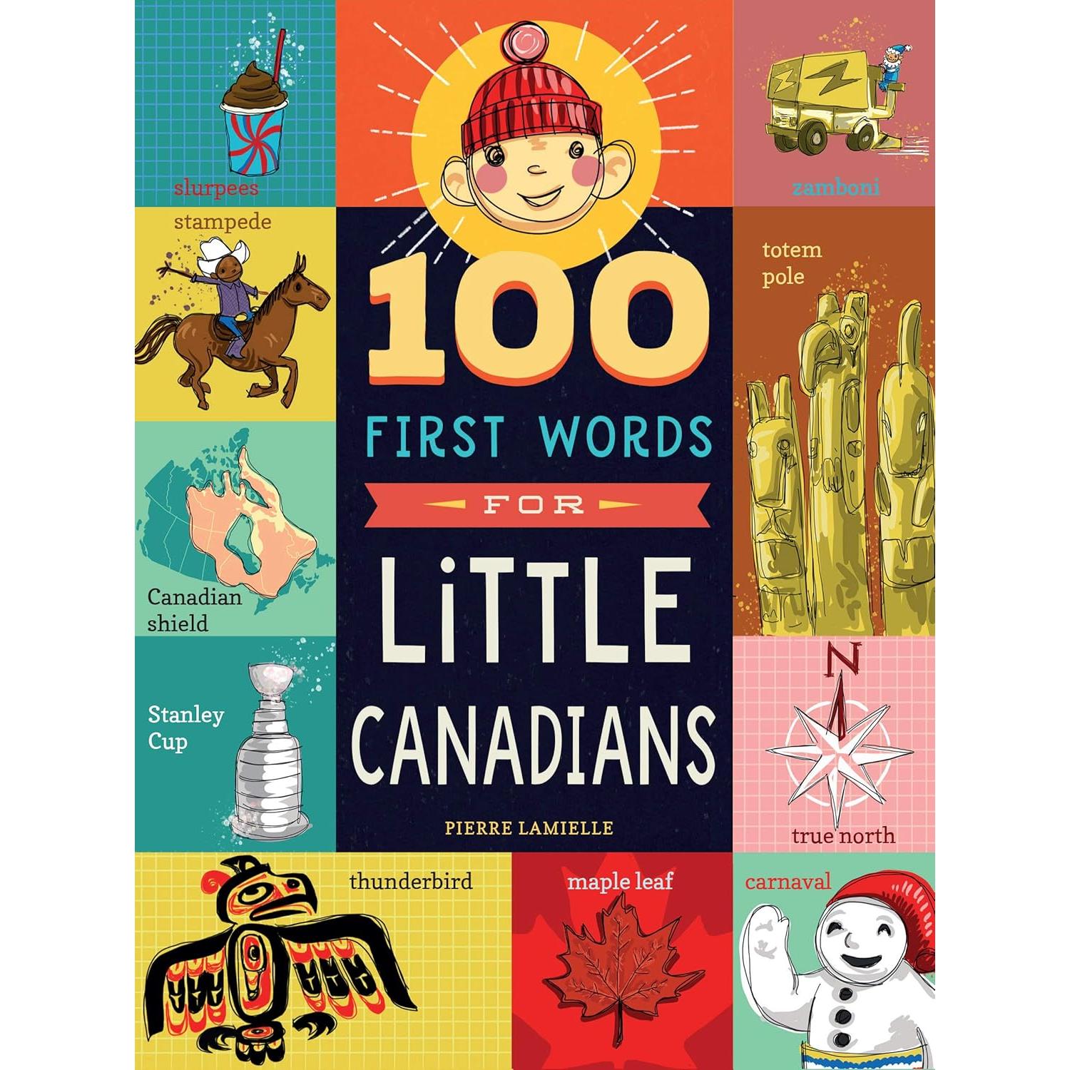 BOARD BOOK | 100 FIRST WORDS FOR LITTLE CANADIANS-Books & Stationery-RAINCOAST-Coriander