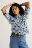 BOATNECK TEE | TREMAYNE QUAY-Top-SEASALT-Coriander
