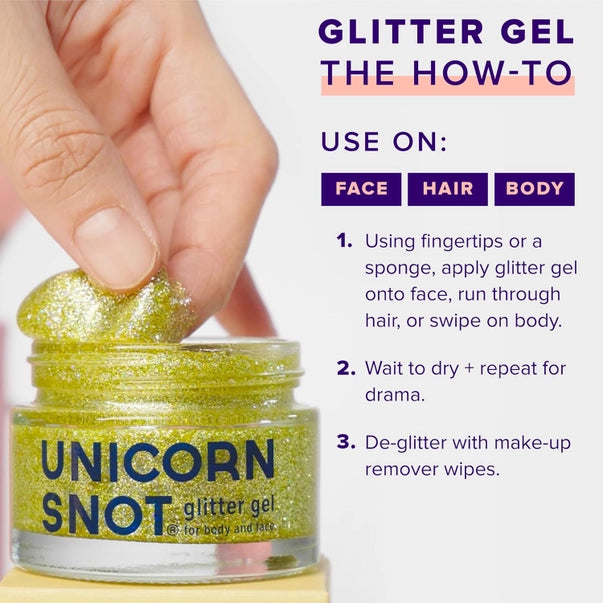 BODY GLITTER GEL | BLING-GOLD-Lotions & Potions-UNICORN SNOT-Coriander