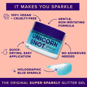 BODY GLITTER GEL | SKY-BLUE-Lotions & Potions-UNICORN SNOT-Coriander