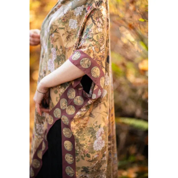 BOHEMIAN GODDESS STARDUSTER KIMONO | DREAM WEAVER-Scarves & Wraps-MARKET OF STARS-Coriander