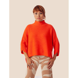 BOHO SWEATER-Jackets & Sweaters-KERISMA-ONE SIZE-ORANGE-Coriander