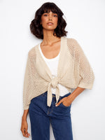 BOLERO SWEATER | LUREX DOLMAN SLEEVE-Jackets & Sweaters-CHARLIE B-SMALL-GOLD-Coriander