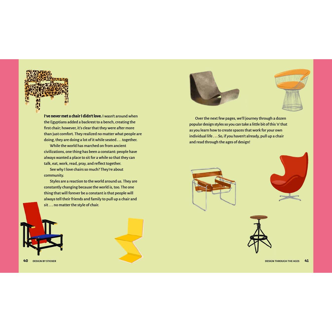 BOOK | DESIGN BY STICKER-Books & Stationery-HACHETTE BOOK GROUP-Coriander