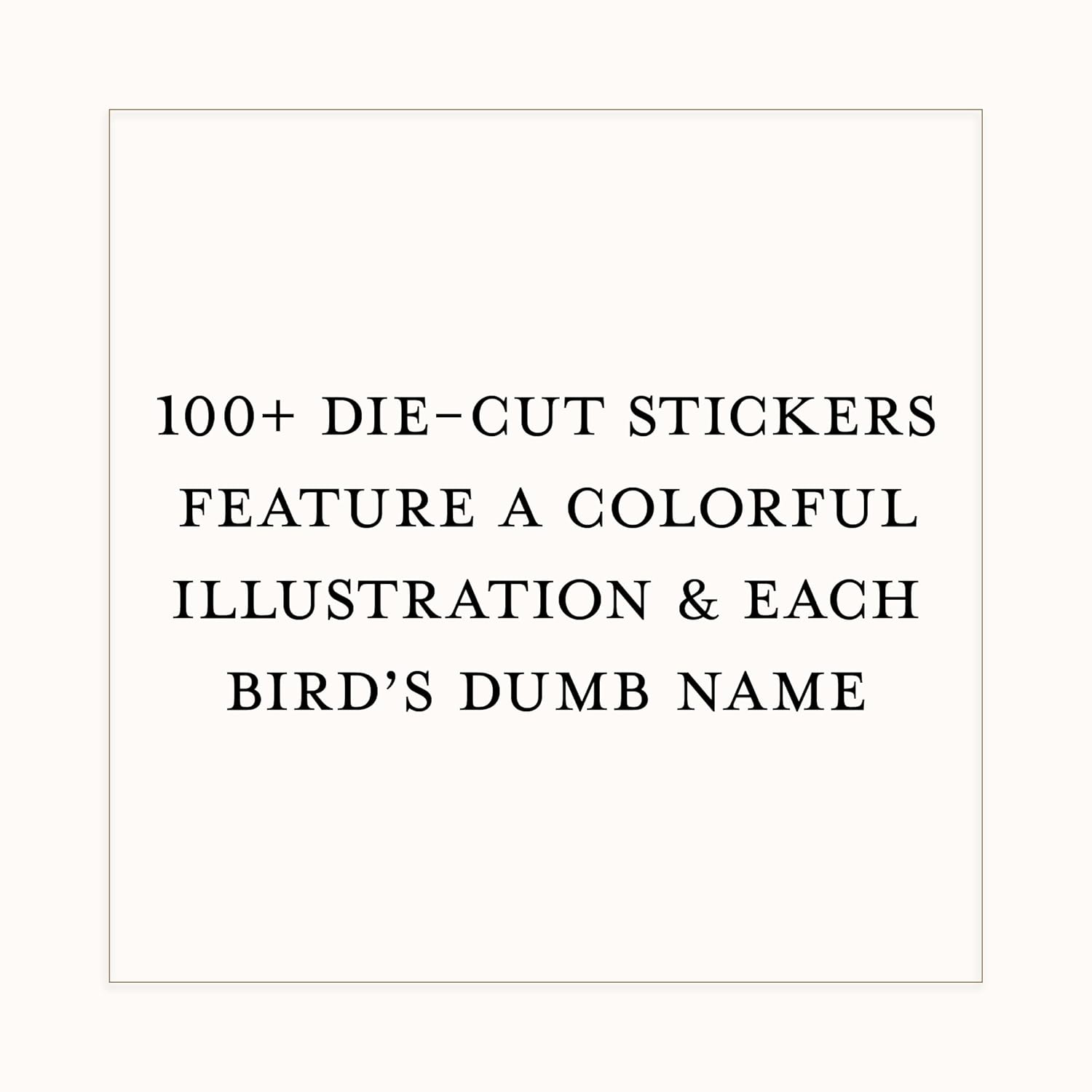 BOOK | FIELD GUIDE TO DUMB BIRDS STICKER-Books & Stationery-RAINCOAST-Coriander