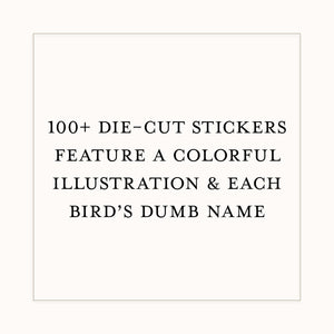 BOOK | FIELD GUIDE TO DUMB BIRDS STICKER-Books & Stationery-RAINCOAST-Coriander