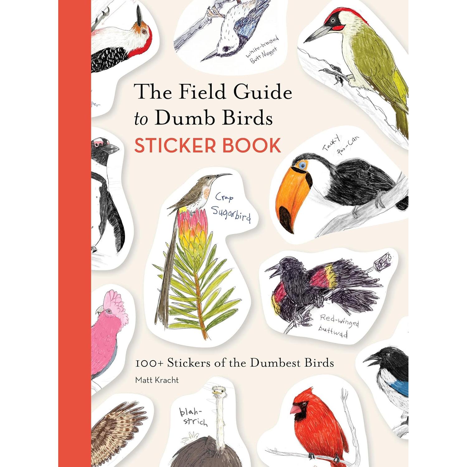 BOOK | FIELD GUIDE TO DUMB BIRDS STICKER-Books & Stationery-RAINCOAST-Coriander