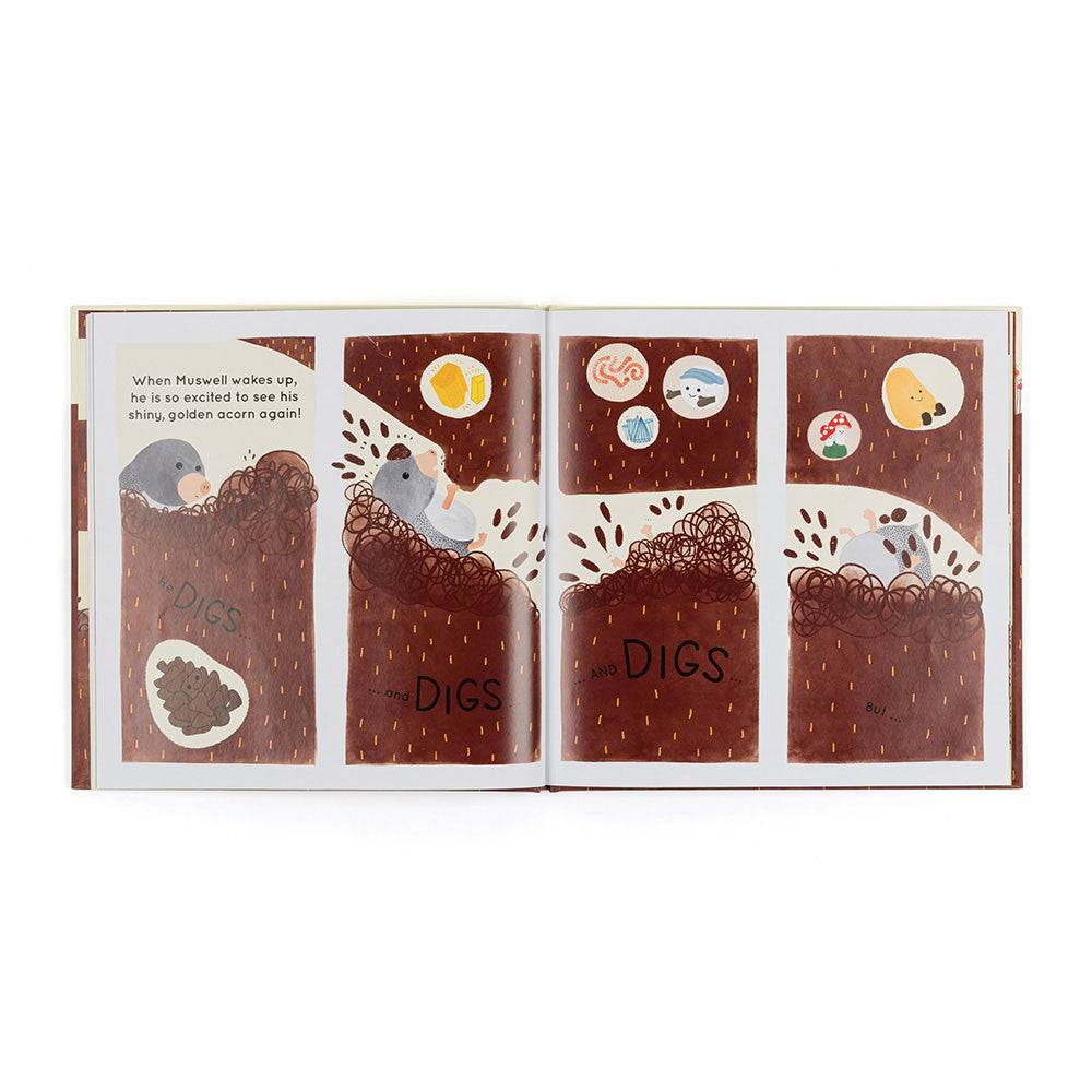BOOK | MUSWELL MOLE AND THE BURIED TREASURE-Books & Stationery-JELLYCAT BOOKS-Coriander