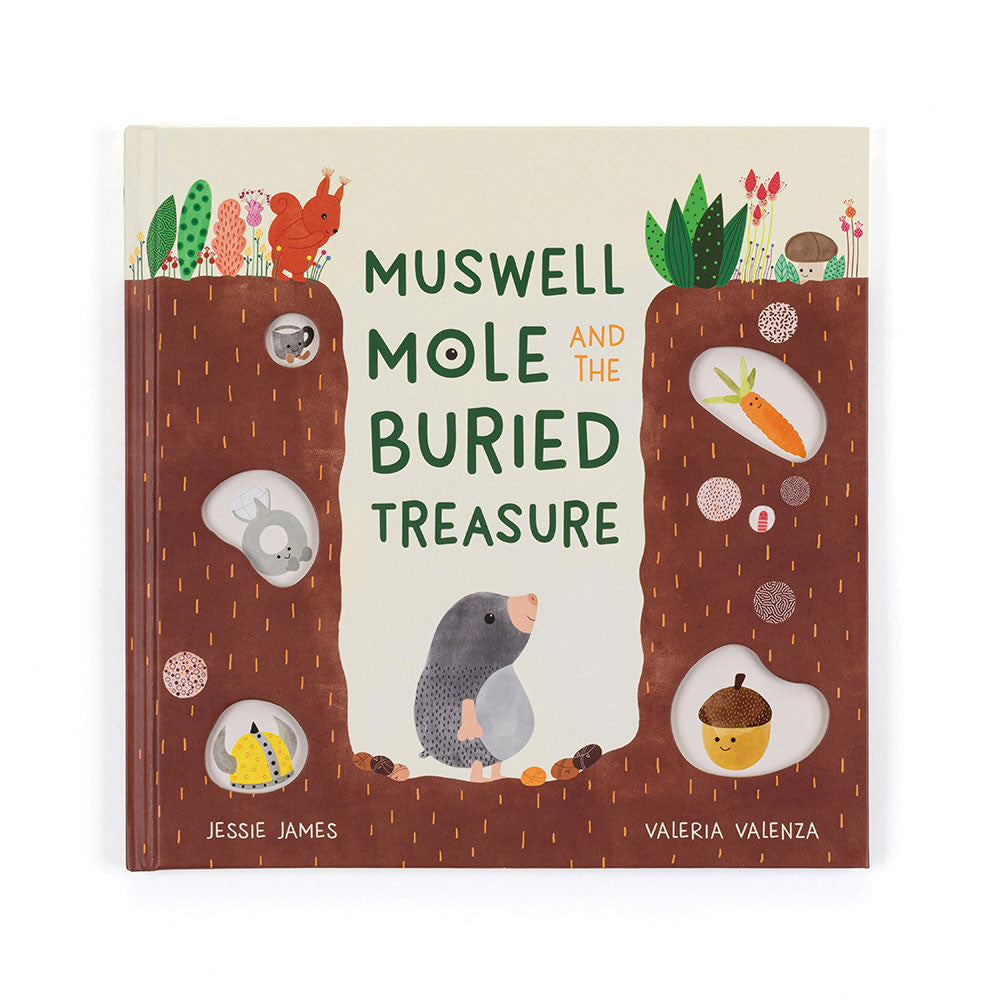 BOOK | MUSWELL MOLE AND THE BURIED TREASURE-Books & Stationery-JELLYCAT BOOKS-Coriander