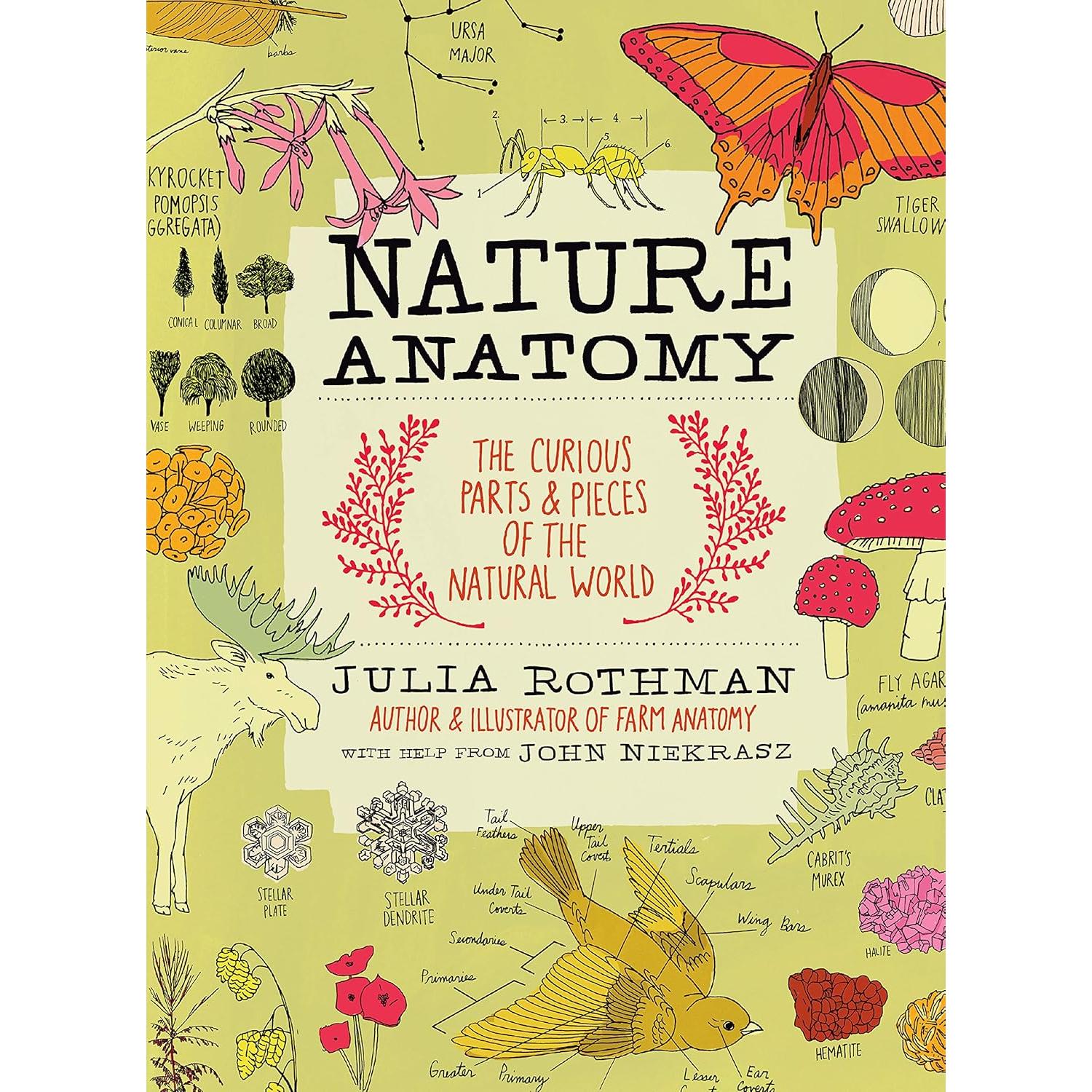 BOOK | NATURE ANATOMY: THE CURIOUS PARTS AND PIECES OF THE NATURE WORLD-Books & Stationery-HACHETTE BOOK GROUP-Coriander