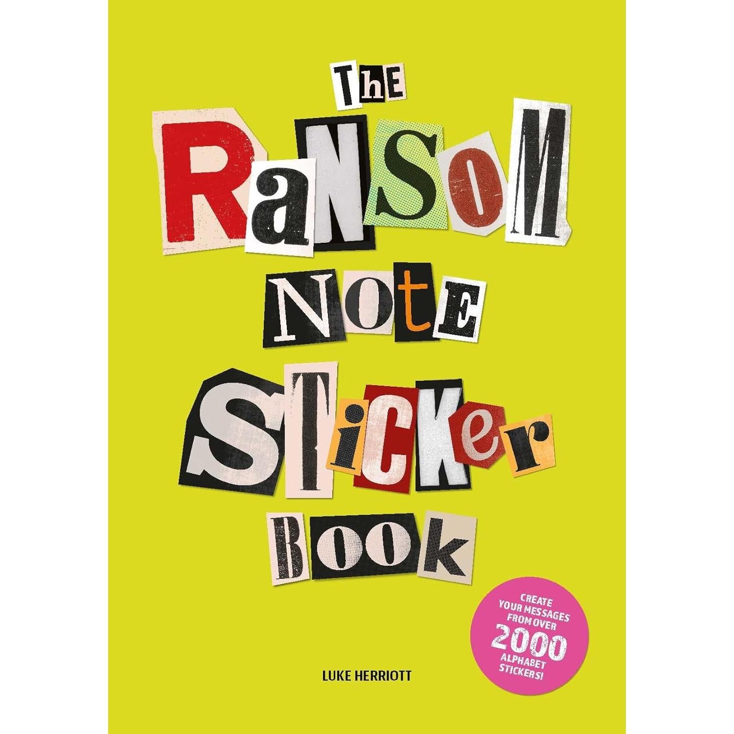 BOOK | RANSOM NOTE STICKER-Books & Stationery-HACHETTE BOOK GROUP-Coriander