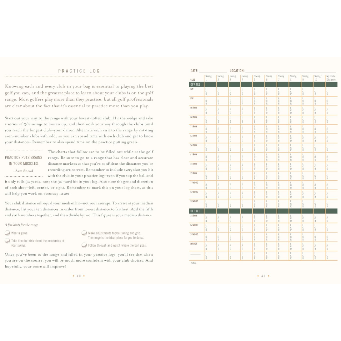 BOOK | ULTIMATE GOLF JOURNAL: KEEPING MY GAME ON COURSE-Books & Stationery-RAINCOAST-Coriander
