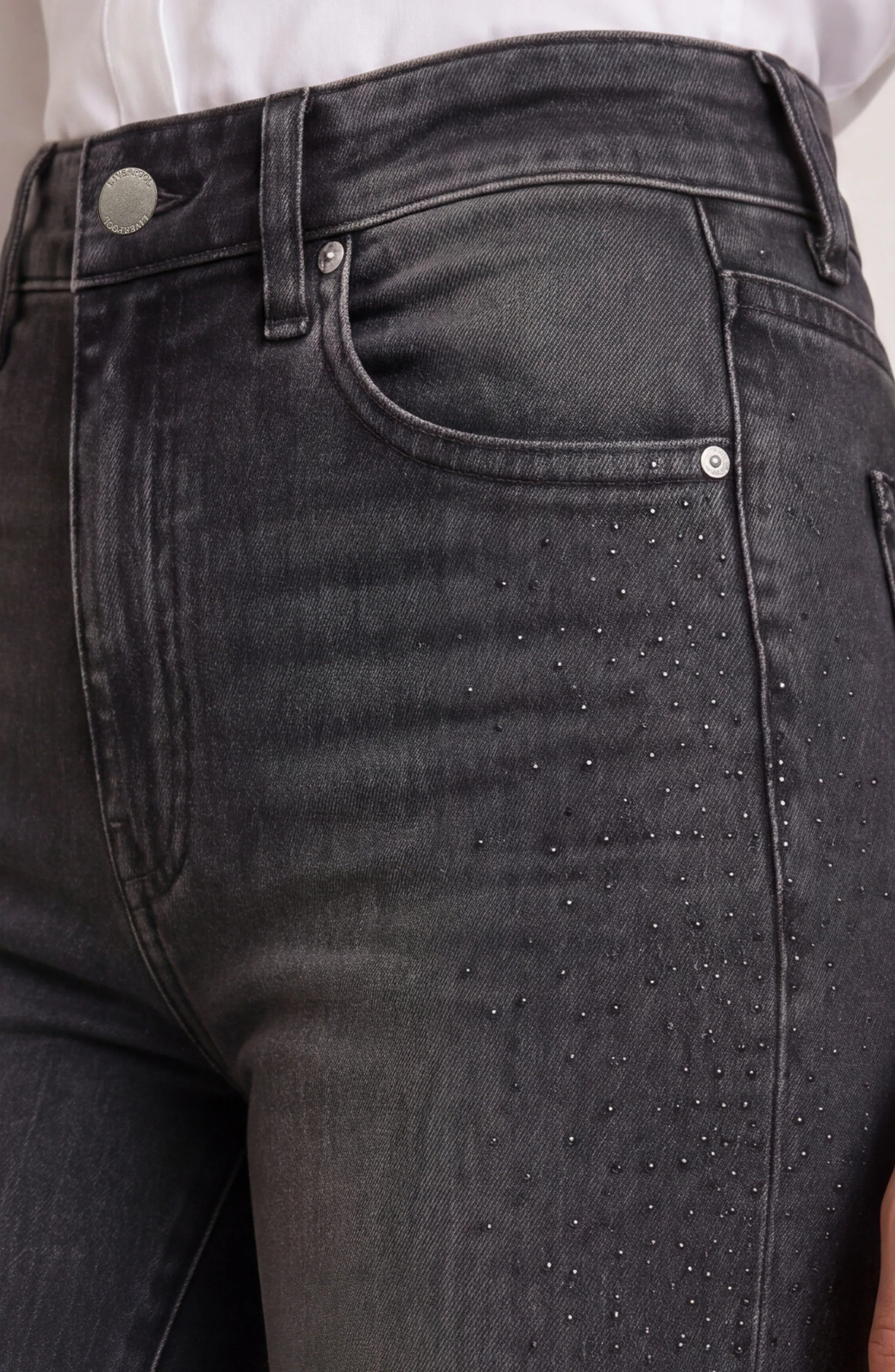 BOOTCUT JEANS | LUCY SPARKLE-Denim-LIVERPOOL-Coriander